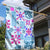 Hawaii Tapa Tribal Garden Flag With Hawaiian Quilt Pattern Blue LT9 - Polynesian Pride