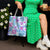 Hawaii Tapa Tribal Tote Bag With Hawaiian Quilt Pattern Blue - Polynesian Pride