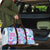 Hawaii Tapa Tribal Travel Bag With Hawaiian Quilt Pattern Blue - Polynesian Pride
