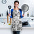 Hawaii Tapa Tribal Apron With Hawaiian Quilt Pattern Black - Polynesian Pride