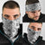 Hawaii Tapa Tribal Neck Gaiter With Hawaiian Quilt Pattern Black - Polynesian Pride