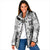 Hawaii Tapa Tribal Padded Jacket With Hawaiian Quilt Pattern Black - Polynesian Pride
