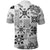 Hawaii Tapa Tribal Polo Shirt With Hawaiian Quilt Pattern Black LT9 - Polynesian Pride