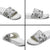 Hawaii Tapa Tribal Slide Sandals With Hawaiian Quilt Pattern Black - Polynesian Pride