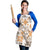 Hawaii Tapa Tribal Apron With Hawaiian Quilt Pattern Gold - Polynesian Pride
