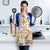 Hawaii Tapa Tribal Apron With Hawaiian Quilt Pattern Gold - Polynesian Pride