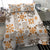 Hawaii Tapa Tribal Bedding Set With Hawaiian Quilt Pattern Gold LT9 - Polynesian Pride