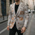 Hawaii Tapa Tribal Blazer With Hawaiian Quilt Pattern Gold - Polynesian Pride