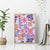 Hawaii Tapa Tribal Canvas Wall Art With Hawaiian Quilt Pattern Violet LT9 - Polynesian Pride