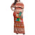 Hawaii Mele Kalikimaka Family Matching Off Shoulder Maxi Dress and Hawaiian Shirt Surfing Santa Funny Christmas