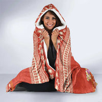 Hawaii Mele Kalikimaka Hooded Blanket Surfing Santa Funny Christmas LT9 - Polynesian Pride