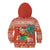 Hawaii Mele Kalikimaka Kid Hoodie Surfing Santa Funny Christmas