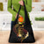 Personalised Papua New Guinea Sepik Grocery Bag Plumeria Floral Tribal Pattern - Polynesian Pride