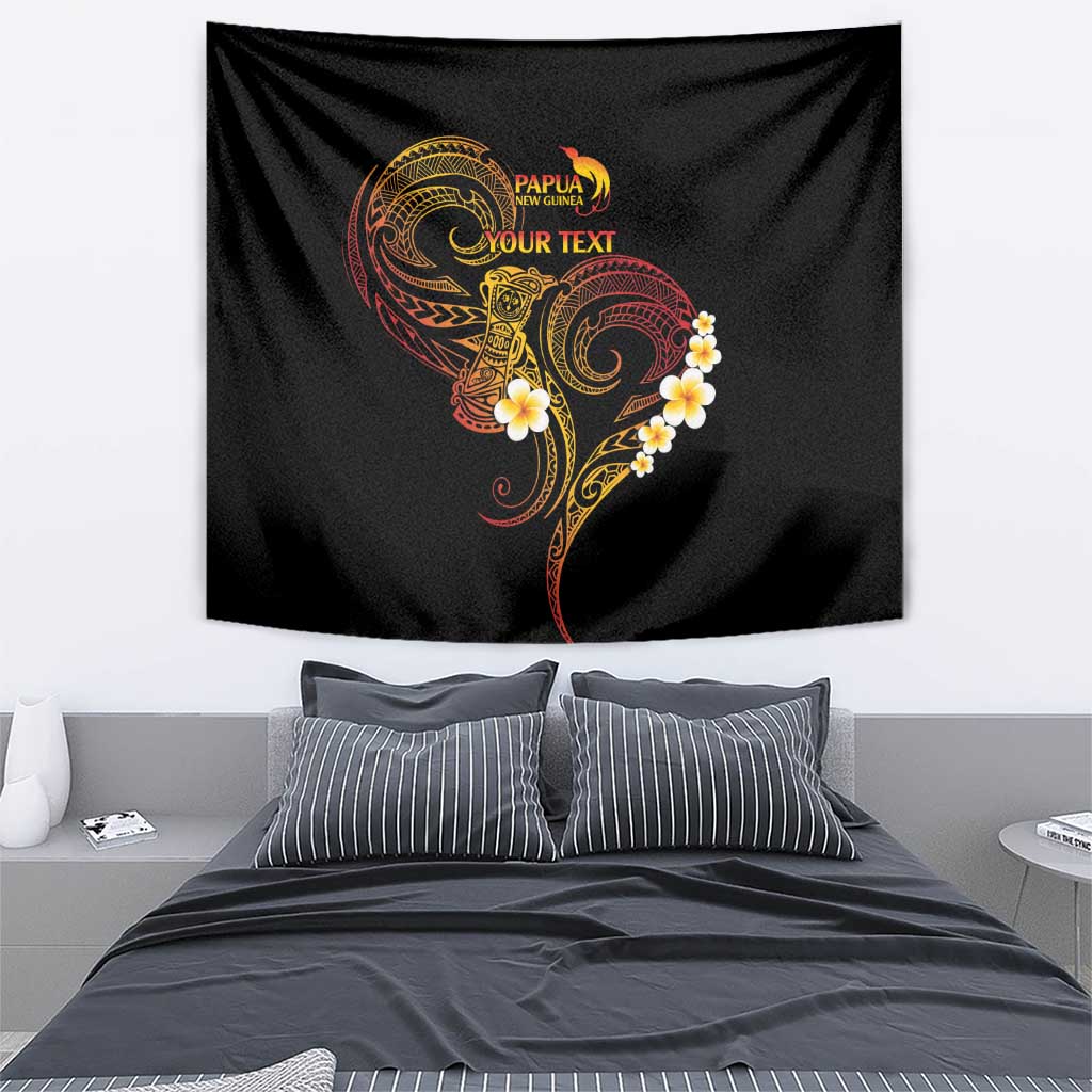 Personalised Papua New Guinea Sepik Tapestry Plumeria Floral Tribal Pattern LT9 - Polynesian Pride