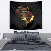 Personalised Papua New Guinea Sepik Tapestry Plumeria Floral Tribal Pattern LT9 - Polynesian Pride