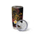Personalised Papua New Guinea Sepik Tumbler Cup Plumeria Floral Tribal Pattern - Polynesian Pride