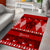 Personalised Tonga Kilisimasi Fiefia Area Rug Merry Christmas with Turtle Ngatu Pattern LT9 - Polynesian Pride