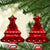 Personalised Tonga Kilisimasi Fiefia Ceramic Ornament Merry Christmas with Turtle Ngatu Pattern LT9 Christmas Tree Red - Polynesian Pride