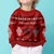 Personalised Tonga Kilisimasi Fiefia Kid Ugly Christmas Sweater Merry Christmas with Turtle Ngatu Pattern LT9 - Polynesian Pride
