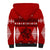 Personalised Tonga Kilisimasi Fiefia Sherpa Hoodie Merry Christmas with Turtle Ngatu Pattern LT9 - Polynesian Pride