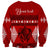 Personalised Tonga Kilisimasi Fiefia Sweatshirt Merry Christmas with Turtle Ngatu Pattern LT9 - Polynesian Pride