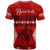 Personalised Tonga Kilisimasi Fiefia T Shirt Merry Christmas with Turtle Ngatu Pattern LT9 - Polynesian Pride