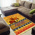 PNG Hamamas Krismas Area Rug Papua New Guinea Bird Of Paradise Merry Christmas Gold Style LT9 - Polynesian Pride