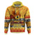 PNG Hamamas Krismas Hoodie Papua New Guinea Bird Of Paradise Merry Christmas Gold Style LT9 Gold - Polynesian Pride