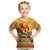 PNG Hamamas Krismas Kid T Shirt Papua New Guinea Bird Of Paradise Merry Christmas Gold Style LT9 Gold - Polynesian Pride