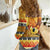 PNG Hamamas Krismas Women Casual Shirt Papua New Guinea Bird Of Paradise Merry Christmas Gold Style LT9 - Polynesian Pride