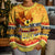 Personalised PNG Hamamas Krismas Kid Ugly Christmas Sweater Papua New Guinea Bird Of Paradise Merry Christmas Gold Style LT9 - Polynesian Pride