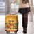 Personalised PNG Hamamas Krismas Luggage Cover Papua New Guinea Bird Of Paradise Merry Christmas Gold Style LT9 - Polynesian Pride