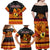 PNG Hamamas Krismas Family Matching Off Shoulder Maxi Dress and Hawaiian Shirt Papua New Guinea Bird Of Paradise Merry Christmas Black Style LT9 - Polynesian Pride