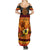 PNG Hamamas Krismas Family Matching Summer Maxi Dress and Hawaiian Shirt Papua New Guinea Bird Of Paradise Merry Christmas Black Style LT9 - Polynesian Pride