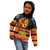 PNG Hamamas Krismas Kid Hoodie Papua New Guinea Bird Of Paradise Merry Christmas Black Style LT9 - Polynesian Pride