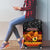 PNG Hamamas Krismas Luggage Cover Papua New Guinea Bird Of Paradise Merry Christmas Black Style LT9 - Polynesian Pride