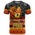 PNG Hamamas Krismas T Shirt Papua New Guinea Bird Of Paradise Merry Christmas Black Style LT9 Black - Polynesian Pride