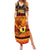 Personalised PNG Hamamas Krismas Family Matching Summer Maxi Dress and Hawaiian Shirt Papua New Guinea Bird Of Paradise Merry Christmas Black Style LT9 Mom's Dress Black - Polynesian Pride