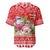 Personalised Hawaii Mele Kalikimaka Baseball Jersey Santa Beach Merry Christmas LT9 - Polynesian Pride