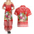 Personalised Hawaii Mele Kalikimaka Couples Matching Summer Maxi Dress and Hawaiian Shirt Santa Beach Merry Christmas LT9 - Polynesian Pride