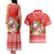 Personalised Hawaii Mele Kalikimaka Couples Matching Tank Maxi Dress and Hawaiian Shirt Santa Beach Merry Christmas LT9 - Polynesian Pride