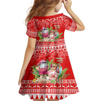 Personalised Hawaii Mele Kalikimaka Family Matching Tank Maxi Dress and Hawaiian Shirt Santa Beach Merry Christmas LT9 - Polynesian Pride