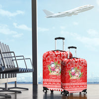 Personalised Hawaii Mele Kalikimaka Luggage Cover Santa Beach Merry Christmas LT9 - Polynesian Pride