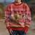 Personalised Hawaii Mele Kalikimaka Kid Ugly Christmas Sweater Santa Claus and Hula Dancing Merry Christmas LT9 - Polynesian Pride