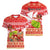 Personalised Hawaii Mele Kalikimaka Women V Neck T Shirt Santa Claus and Hula Dancing Merry Christmas LT9 - Polynesian Pride
