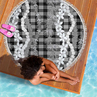 Hawaiian Ohia Lehua Lei Beach Blanket Plaid Palaka Eleele Pattern - Polynesian Pride