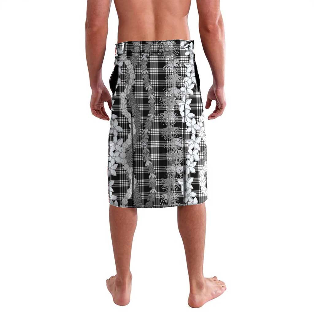 Hawaiian Ohia Lehua Lei Lavalava Plaid Palaka Eleele Pattern - Polynesian Pride