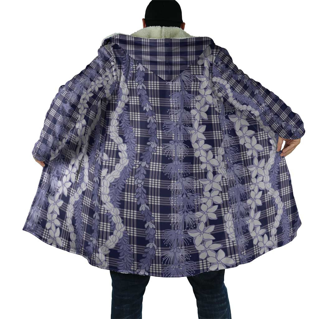 Hawaiian Ohia Lehua Lei Cloak Plaid Palaka Uliuli hohonu Pattern - Polynesian Pride