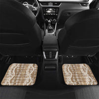 Hawaiian Ohia Lehua Lei Car Mats Plaid Palaka Kalaihaahaa Pattern - Polynesian Pride