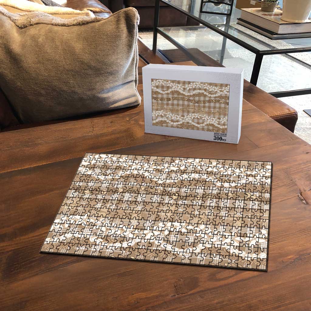 Hawaiian Ohia Lehua Lei Puzzle Plaid Palaka Kalaihaahaa Pattern - Polynesian Pride